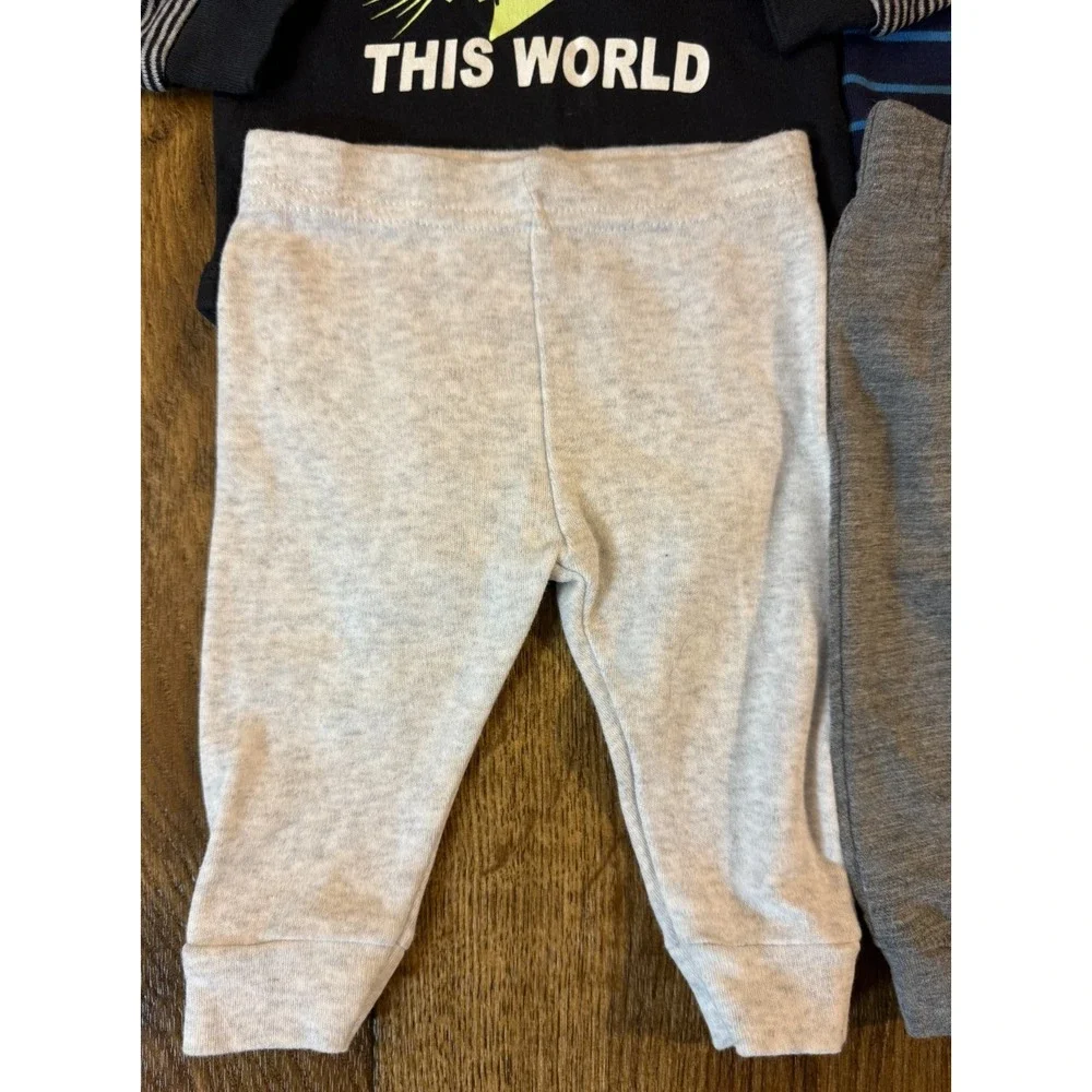 Baby Boy 3 Months Outfits Pants Long Sleeved Bodysuits‎ Shirts Lot Rocket Mommy